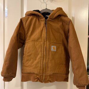 Carhartt Boys' Flannel Quilt Lined Active Jac